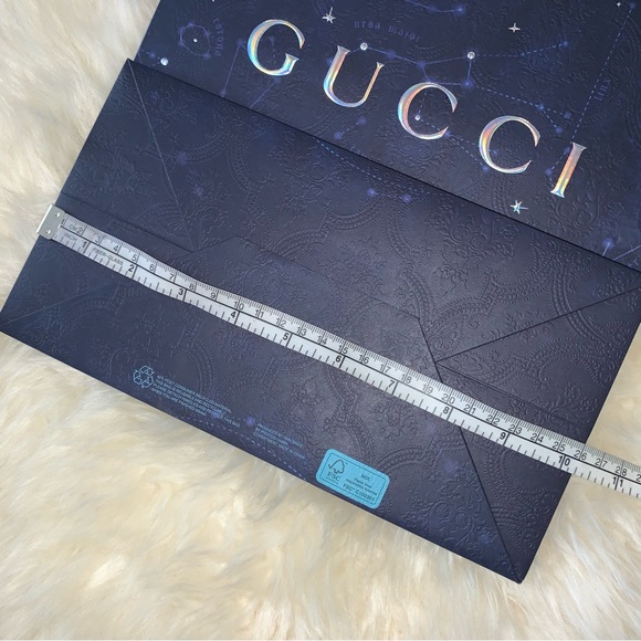 NEW! GUCCI Shopping Bag, Navy with Stars & Constellations, GORGEOUS! - Picture 9 of 15